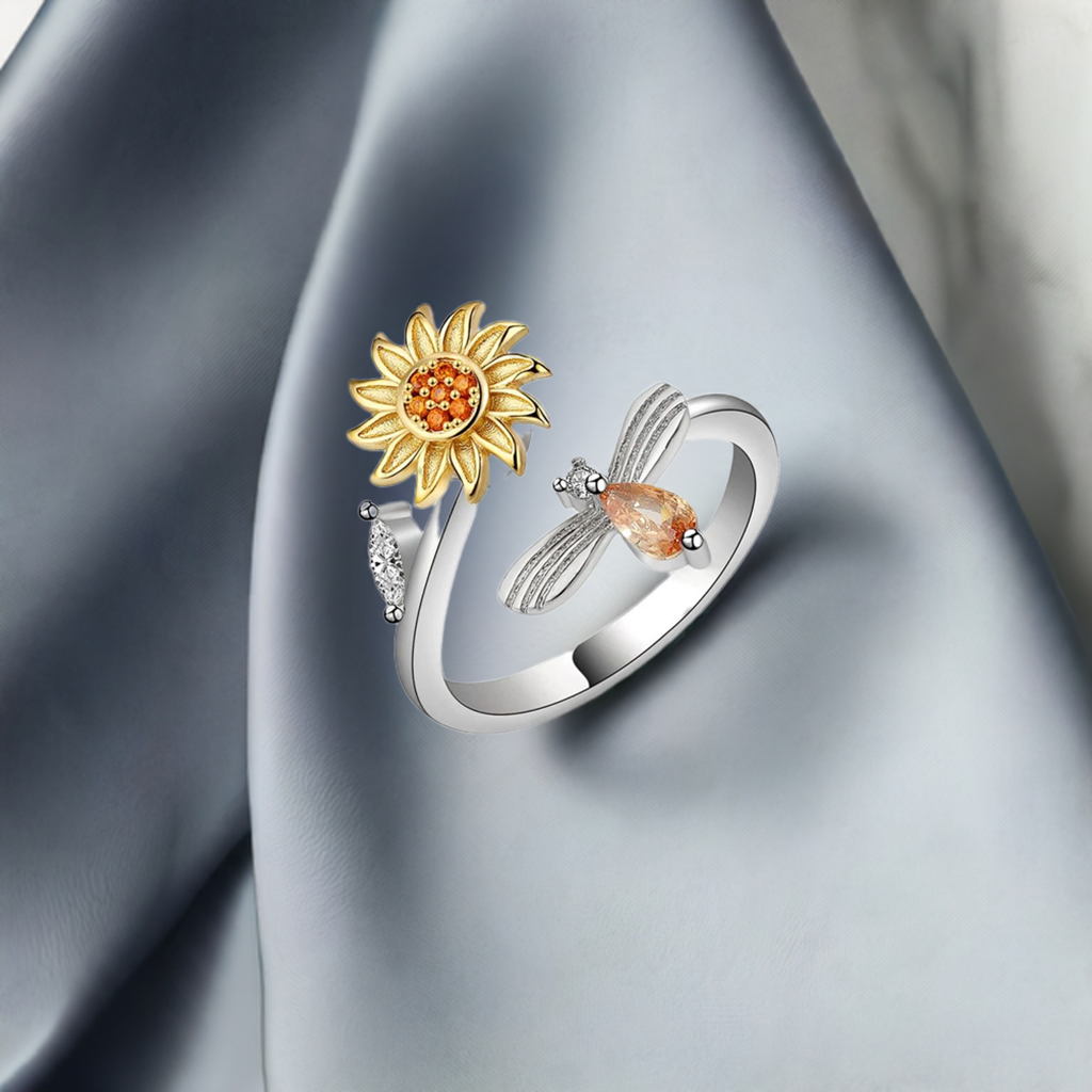 Anillo giratorios de girasol